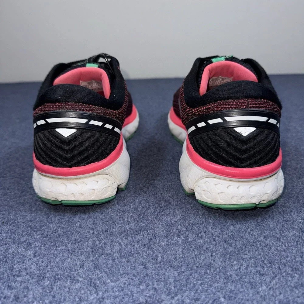 Brooks Ghost 11 1202771B017 Running Shoes Womens Size 9.5 Black/Pink Athletic